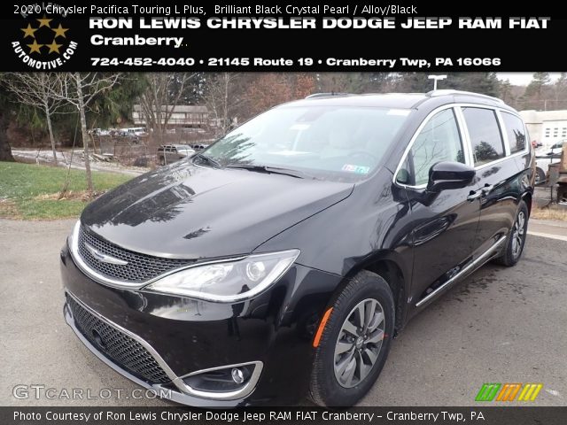 2020 Chrysler Pacifica Touring L Plus in Brilliant Black Crystal Pearl