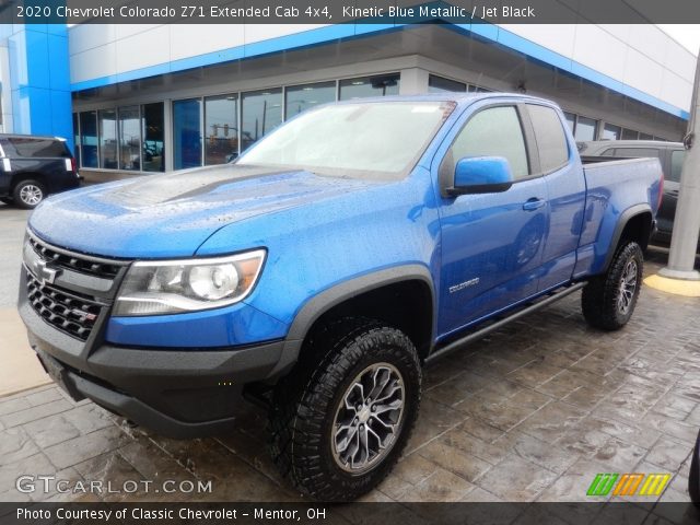 2020 Chevrolet Colorado Z71 Extended Cab 4x4 in Kinetic Blue Metallic
