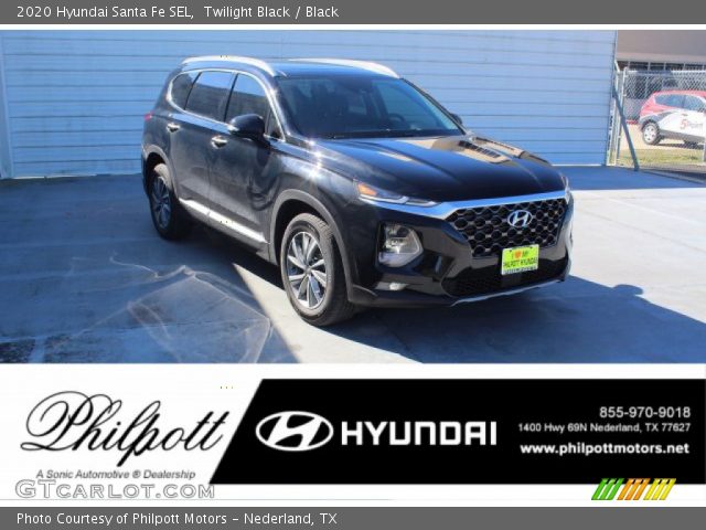 2020 Hyundai Santa Fe SEL in Twilight Black