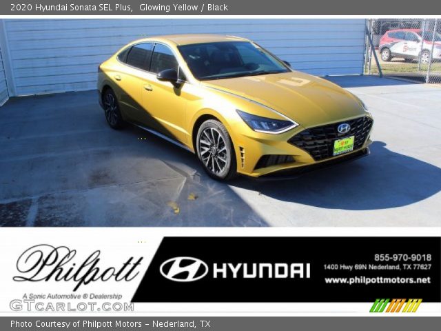 2020 Hyundai Sonata SEL Plus in Glowing Yellow