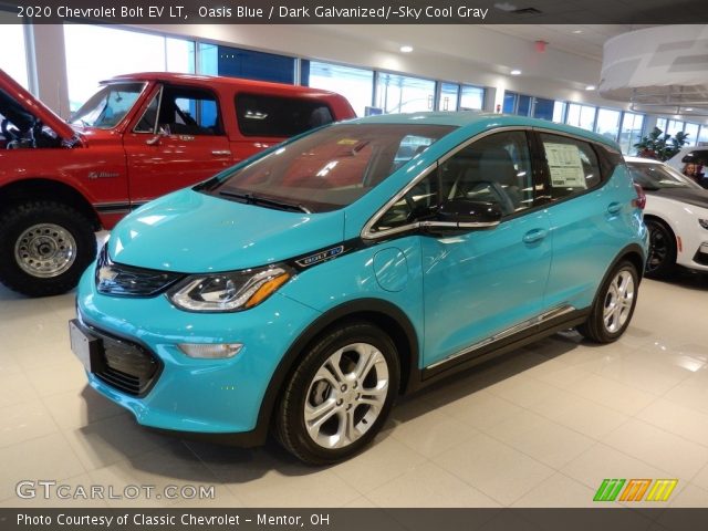 2020 Chevrolet Bolt EV LT in Oasis Blue