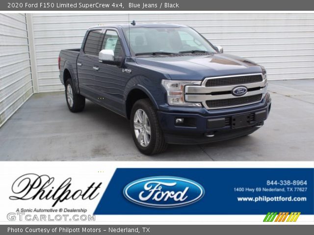 2020 Ford F150 Limited SuperCrew 4x4 in Blue Jeans