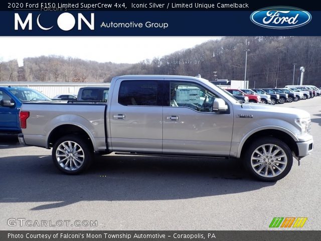 2020 Ford F150 Limited SuperCrew 4x4 in Iconic Silver