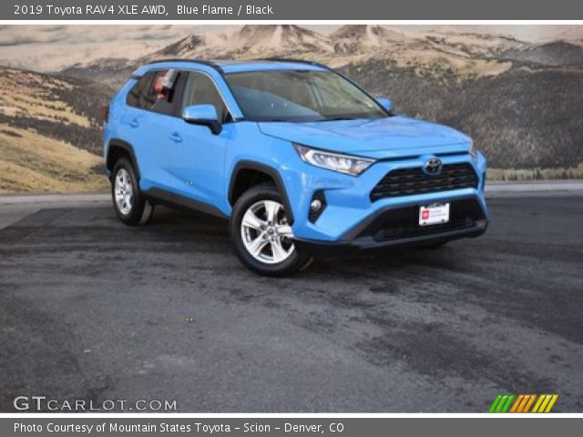 2019 Toyota RAV4 XLE AWD in Blue Flame