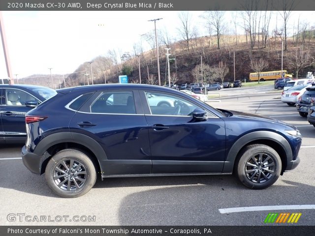 2020 Mazda CX-30 AWD in Deep Crystal Blue Mica