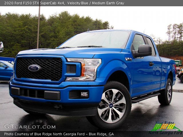 2020 Ford F150 STX SuperCab 4x4 in Velocity Blue