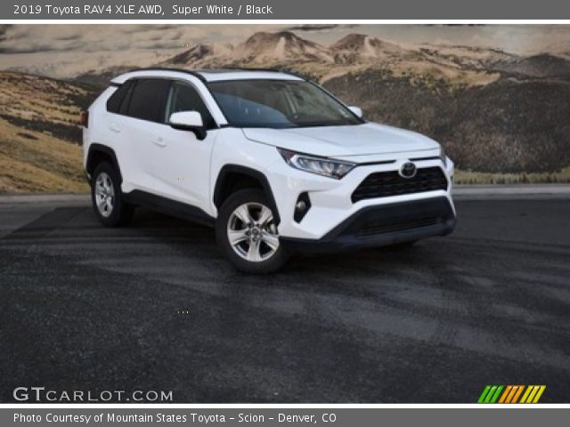 2019 Toyota RAV4 XLE AWD in Super White