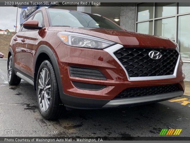 2020 Hyundai Tucson SEL AWD in Gemstone Red