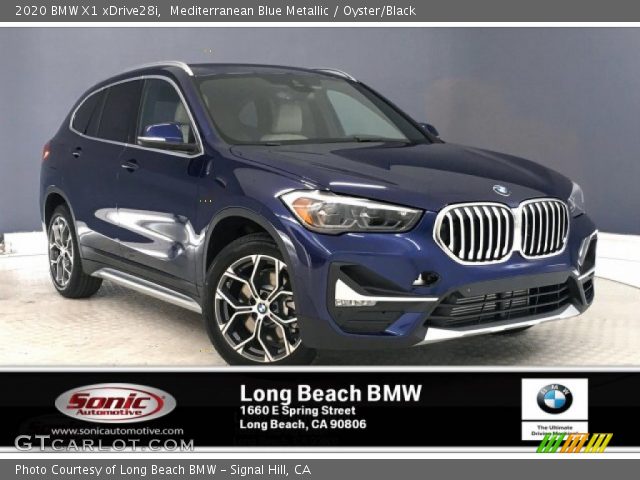 2020 BMW X1 xDrive28i in Mediterranean Blue Metallic