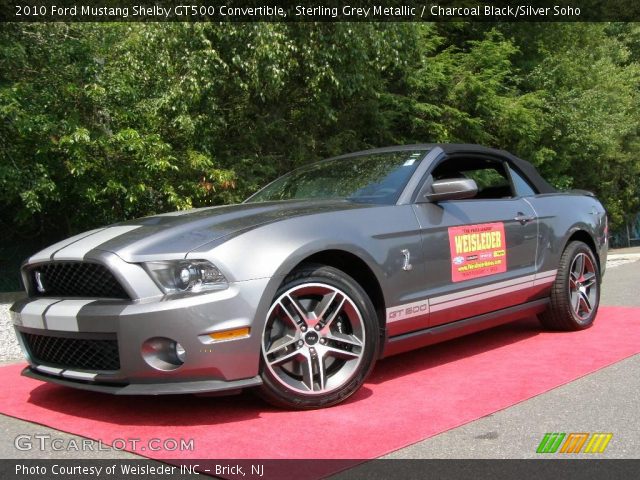 2010 Ford Mustang Shelby GT500 Convertible in Sterling Grey Metallic