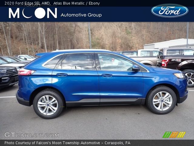 2020 Ford Edge SEL AWD in Atlas Blue Metallic