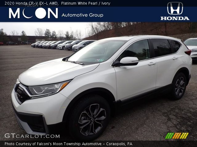 2020 Honda CR-V EX-L AWD in Platinum White Pearl