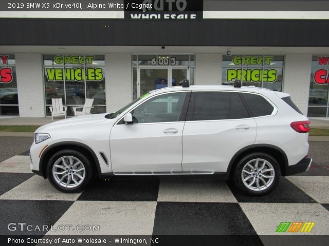 2019 BMW X5 xDrive40i in Alpine White