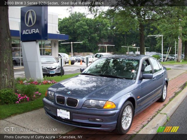 2000 BMW 3 Series 328i Sedan in Steel Blue Metallic