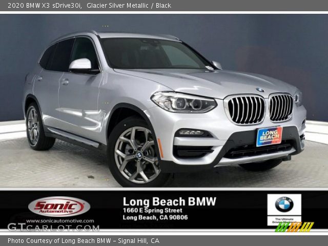 2020 BMW X3 sDrive30i in Glacier Silver Metallic