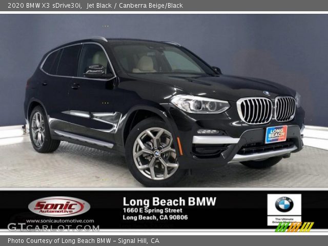 2020 BMW X3 sDrive30i in Jet Black