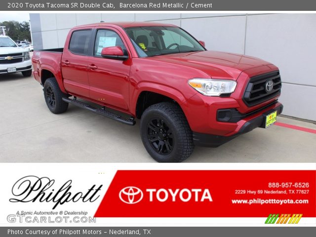 2020 Toyota Tacoma SR Double Cab in Barcelona Red Metallic