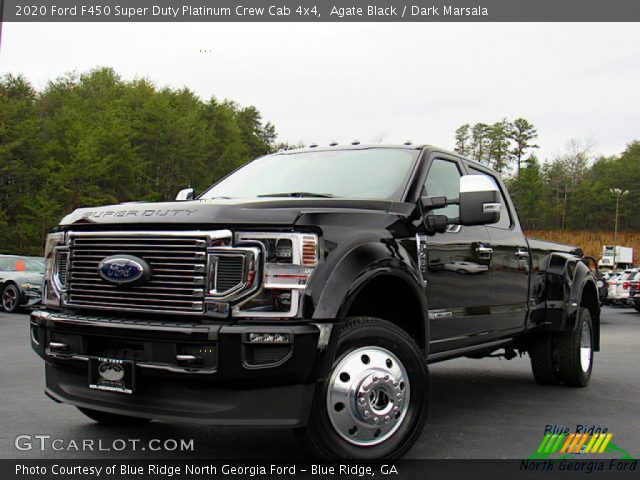 2020 Ford F450 Super Duty Platinum Crew Cab 4x4 in Agate Black