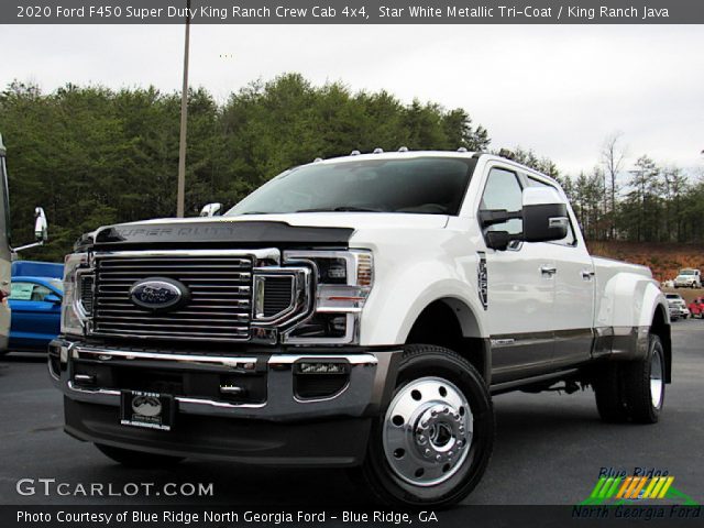 2020 Ford F450 Super Duty King Ranch Crew Cab 4x4 in Star White Metallic Tri-Coat