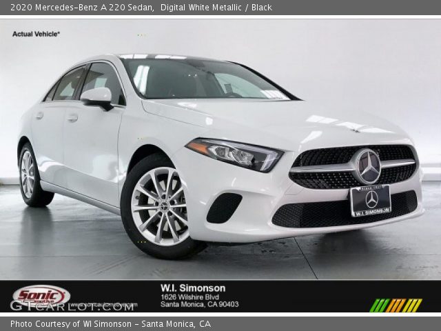 2020 Mercedes-Benz A 220 Sedan in Digital White Metallic