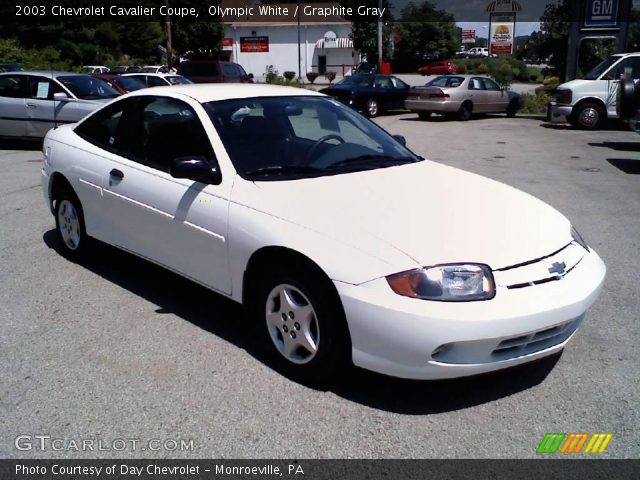 2003 Chevrolet Cavalier Coupe in Olympic White