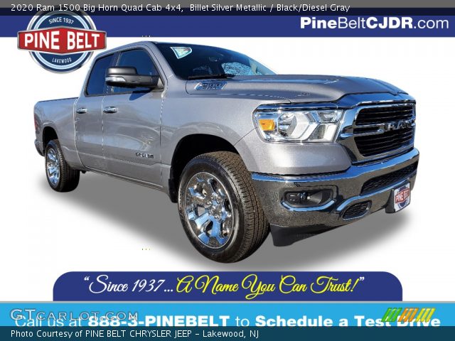 2020 Ram 1500 Big Horn Quad Cab 4x4 in Billet Silver Metallic