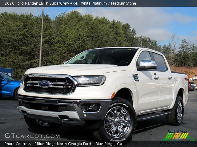 2020 Ford Ranger Lariat SuperCrew 4x4 in White Platinum