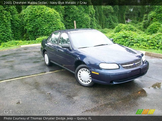 2001 Chevrolet Malibu Sedan in Navy Blue Metallic