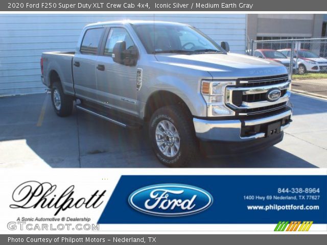 2020 Ford F250 Super Duty XLT Crew Cab 4x4 in Iconic Silver