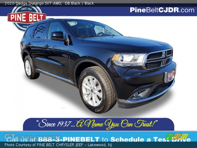 2020 Dodge Durango SXT AWD in DB Black