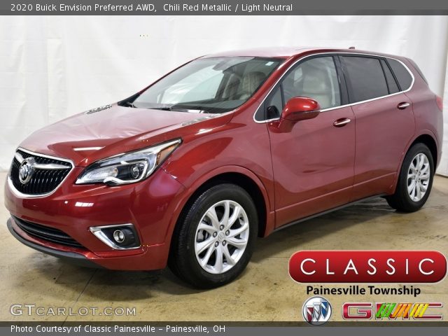 2020 Buick Envision Preferred AWD in Chili Red Metallic
