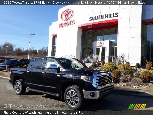 2020 Toyota Tundra 1794 Edition CrewMax 4x4 in Midnight Black Metallic