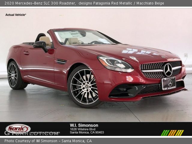 2020 Mercedes-Benz SLC 300 Roadster in designo Patagonia Red Metallic