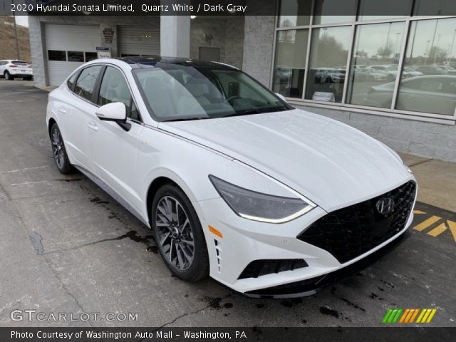 2020 Hyundai Sonata Limited in Quartz White