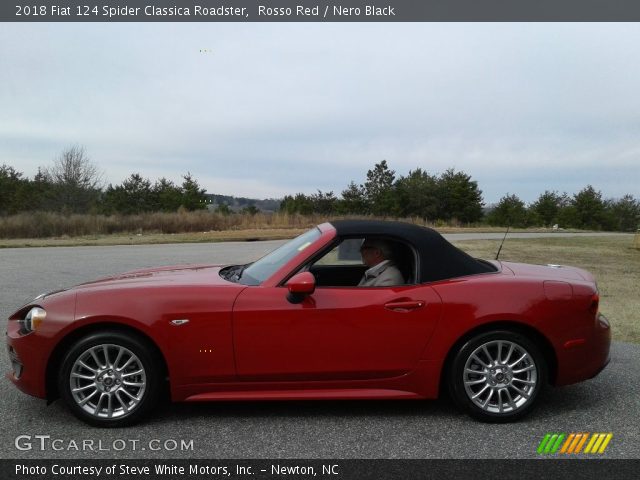 2018 Fiat 124 Spider Classica Roadster in Rosso Red