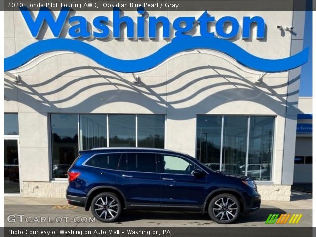 2020 Honda Pilot Touring AWD in Obsidian Blue Pearl