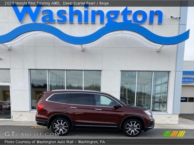2020 Honda Pilot Touring AWD in Deep Scarlet Pearl