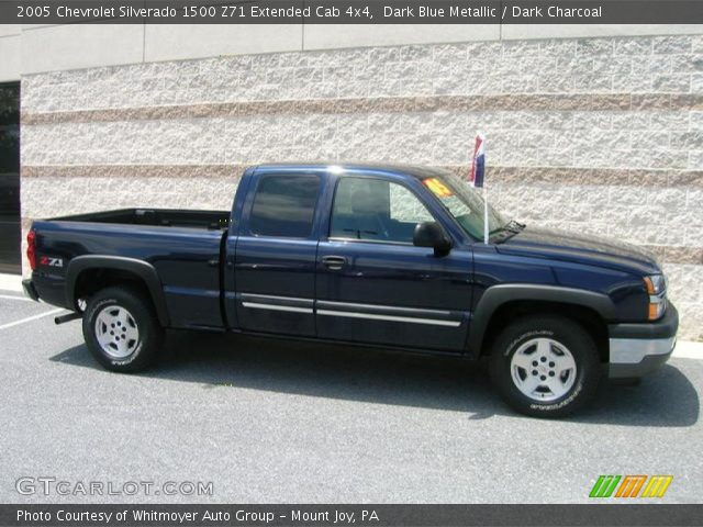 2005 Chevrolet Silverado 1500 Z71 Extended Cab 4x4 in Dark Blue Metallic