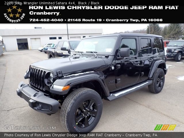 2020 Jeep Wrangler Unlimited Sahara 4x4 in Black