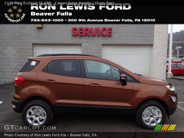 2020 Ford EcoSport SE 4WD in Canyon Ridge Metallic