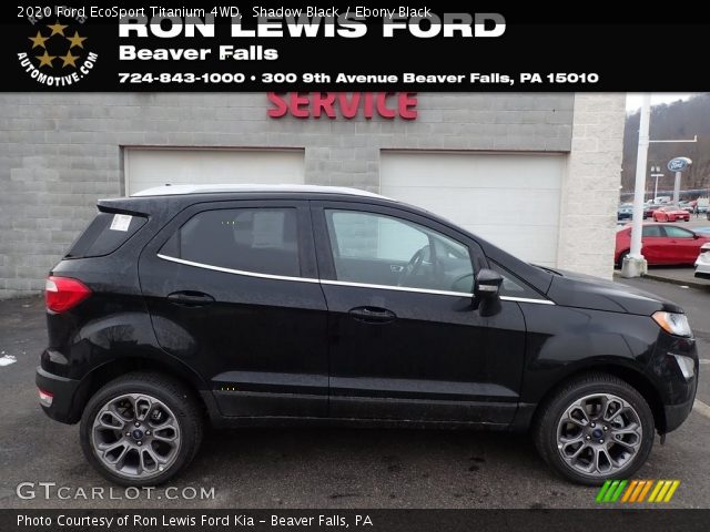 2020 Ford EcoSport Titanium 4WD in Shadow Black