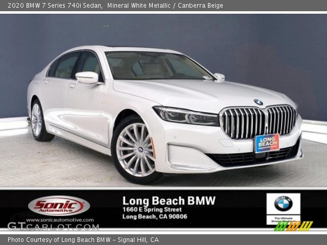 2020 BMW 7 Series 740i Sedan in Mineral White Metallic