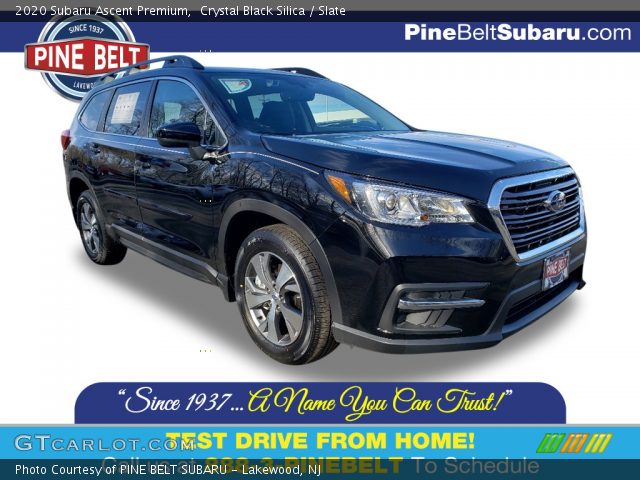 2020 Subaru Ascent Premium in Crystal Black Silica