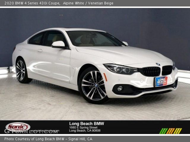 2020 BMW 4 Series 430i Coupe in Alpine White