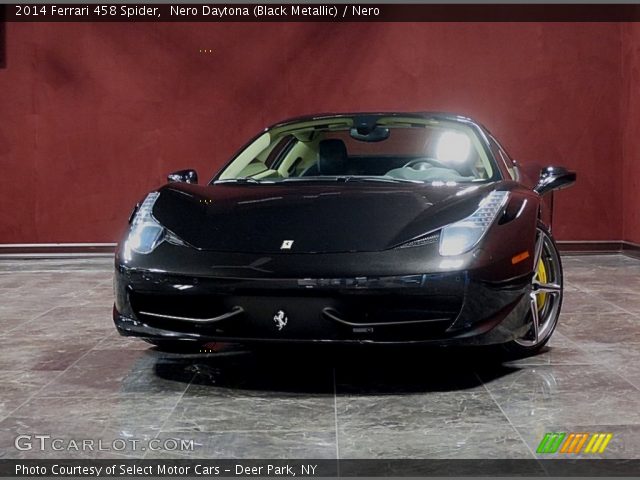 2014 Ferrari 458 Spider in Nero Daytona (Black Metallic)