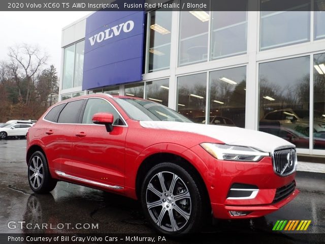 2020 Volvo XC60 T5 AWD Inscription in Fusion Red Metallic