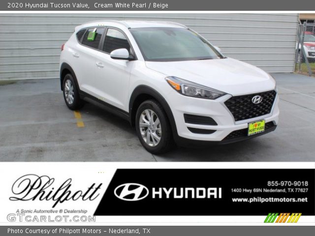 2020 Hyundai Tucson Value in Cream White Pearl