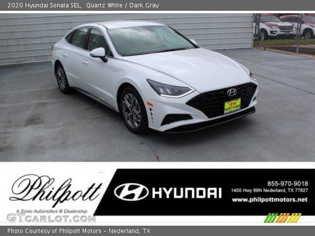 2020 Hyundai Sonata SEL in Quartz White