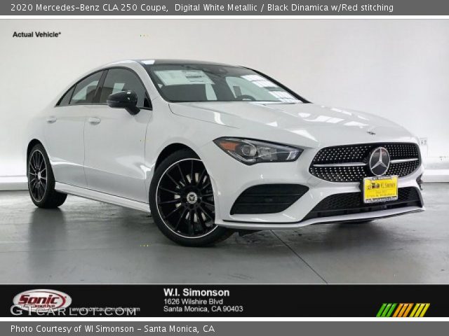 2020 Mercedes-Benz CLA 250 Coupe in Digital White Metallic