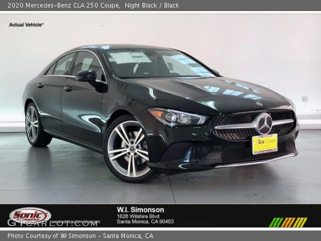 2020 Mercedes-Benz CLA 250 Coupe in Night Black